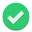 Icono de verificación verde