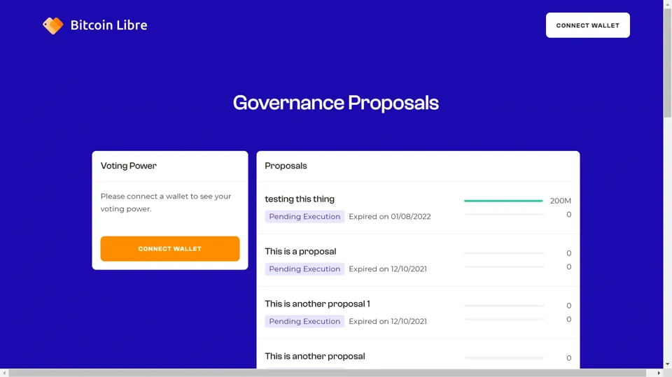 Libre Dao Smart Contracts screenshot preview 1