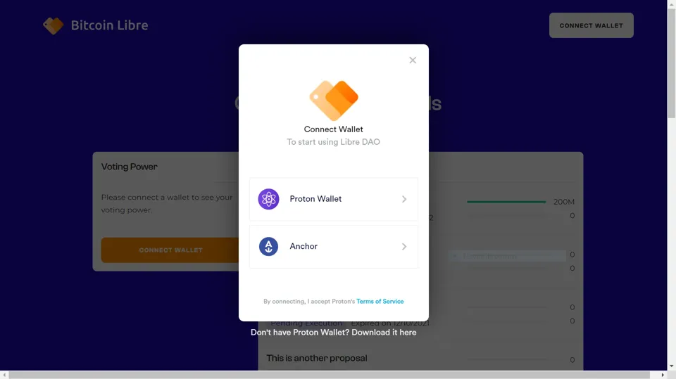 Libre Dao Smart Contracts screenshot preview 2