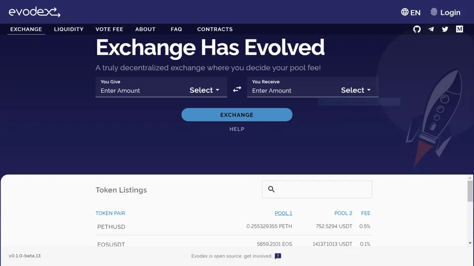 Evodex screenshot preview 1