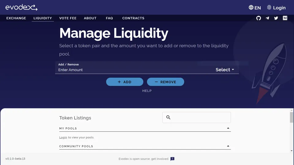 Evodex screenshot preview 2