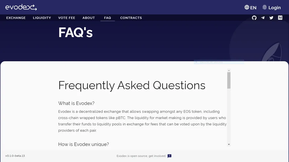 Evodex screenshot preview 4