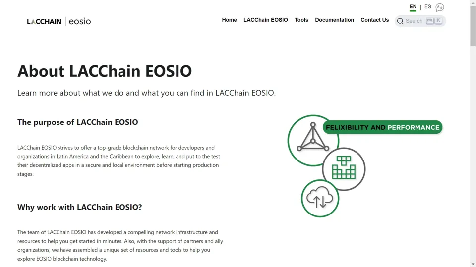 LACChain EOSIO screenshot preview 2