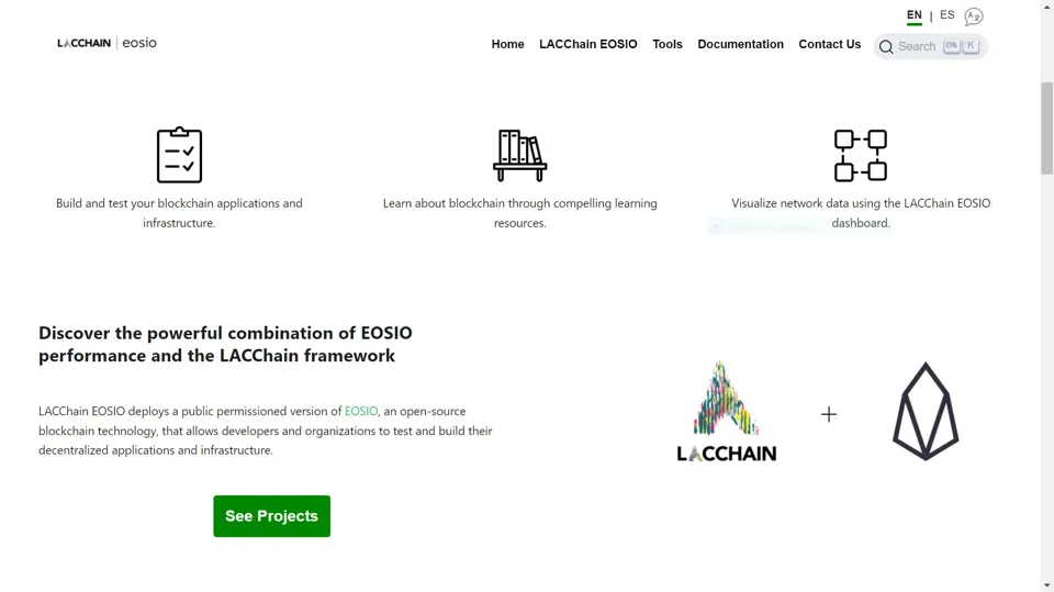 LACChain EOSIO screenshot preview 3